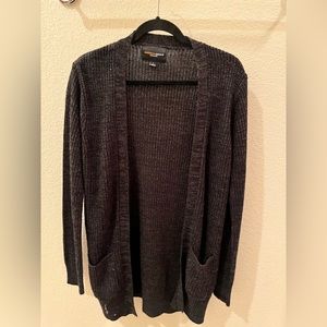 Gray cardigan